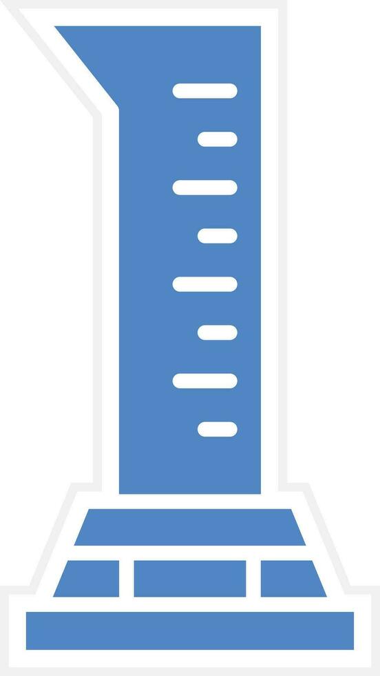 Graduated Cylinder Vector Icon