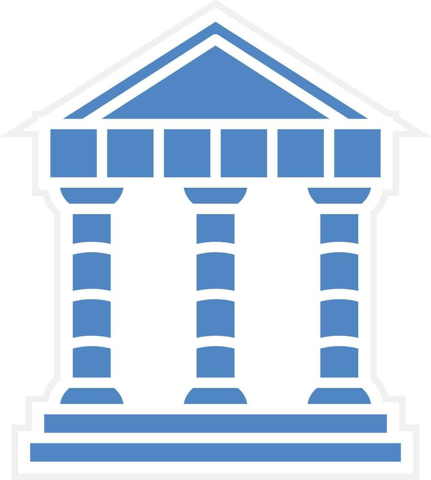 Greek Temple Vector Icon