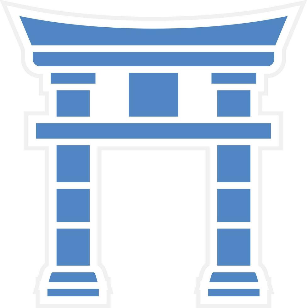 Torii Gate Vector Icon