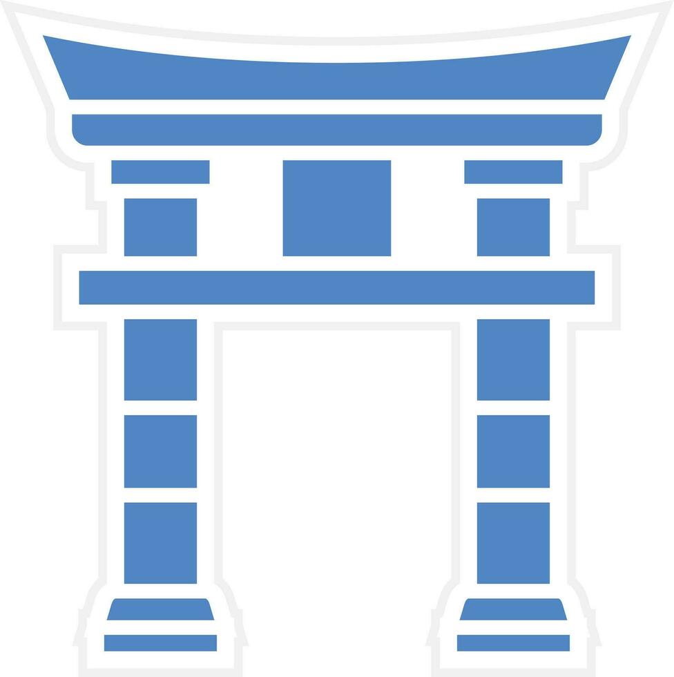 Torii Gate Vector Icon