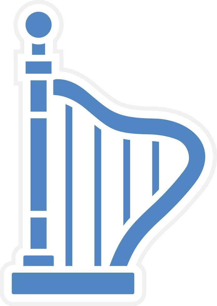 Harp Vector Icon