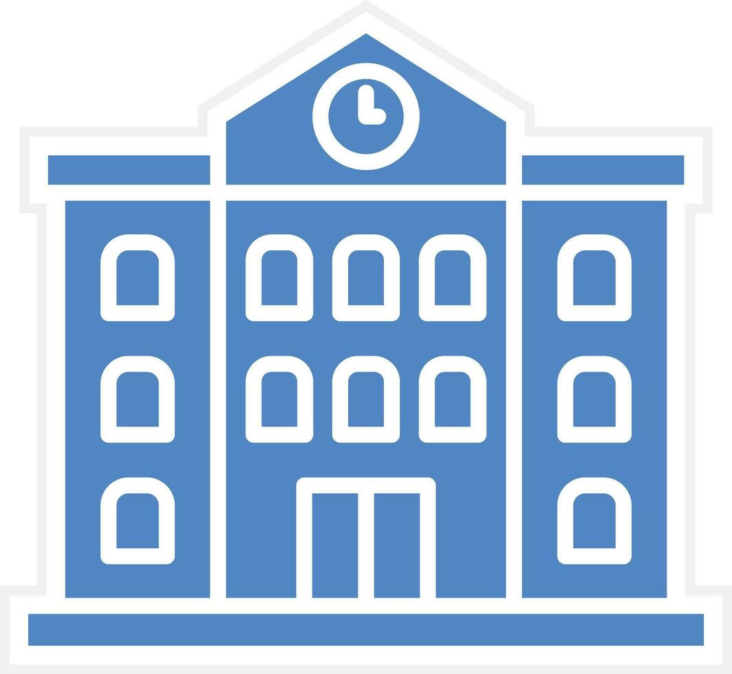 Old Building Vector Icon