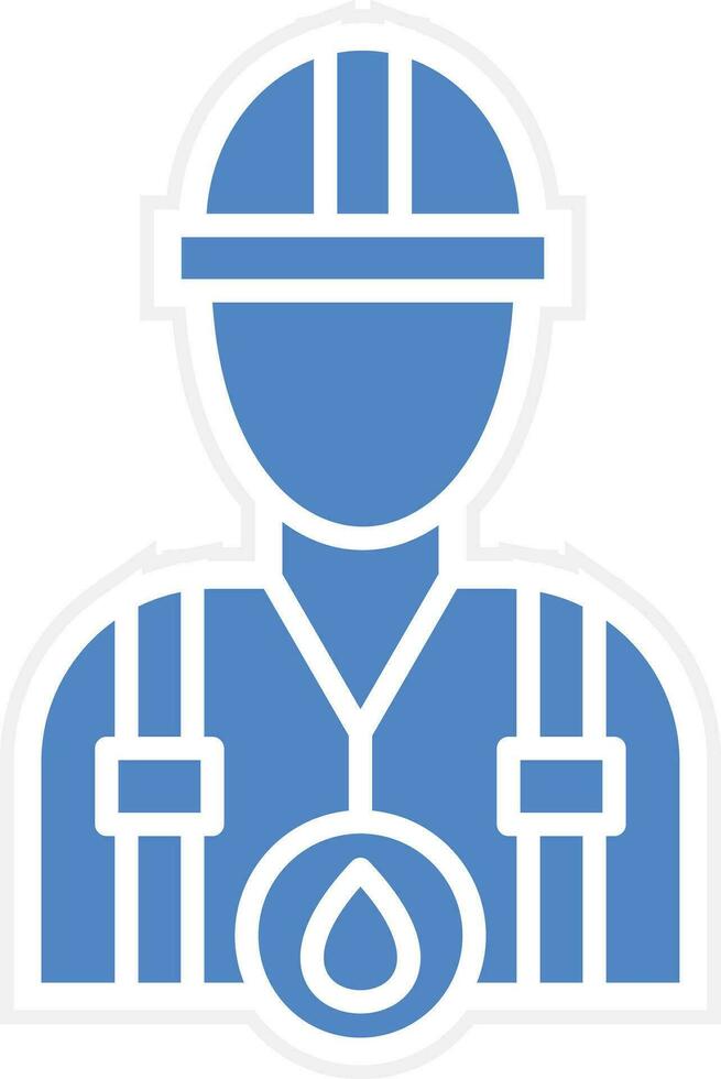 Oil Worker Vector Icon