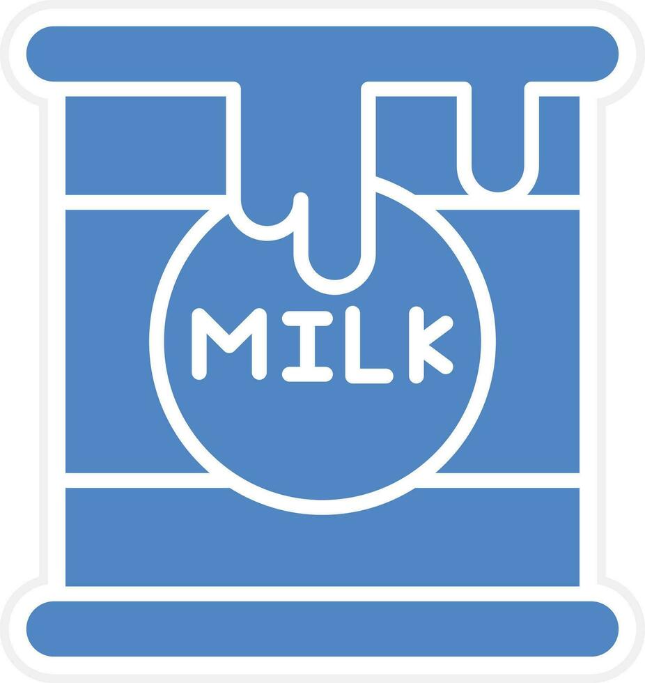 condensado Leche vector icono