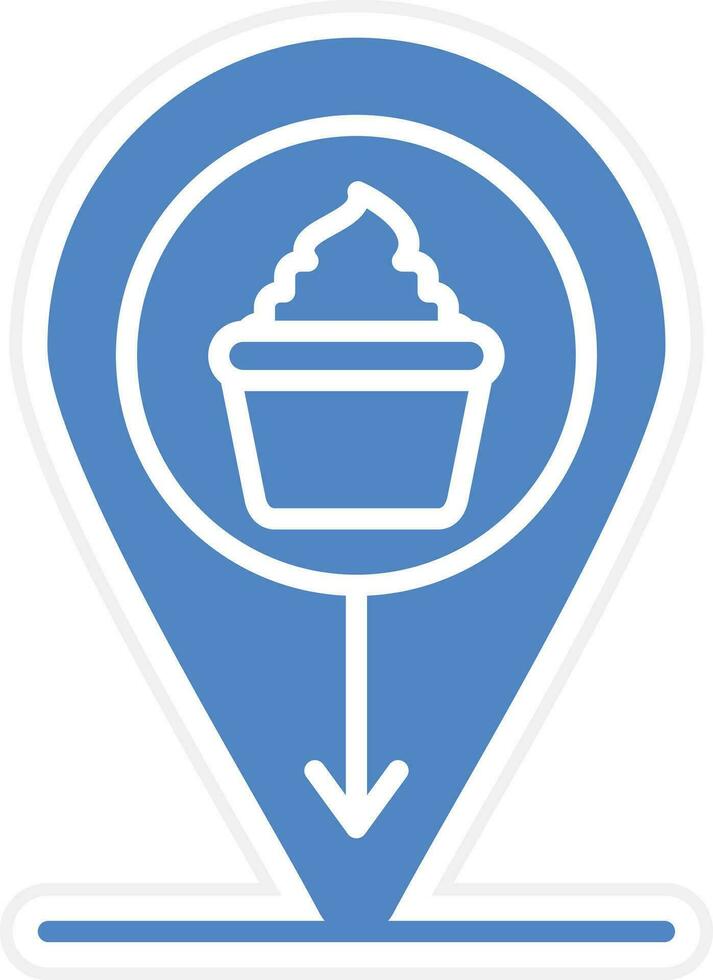 Bakery Location Vector Icon