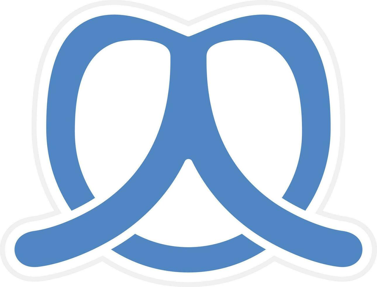 Pretzel Vector Icon