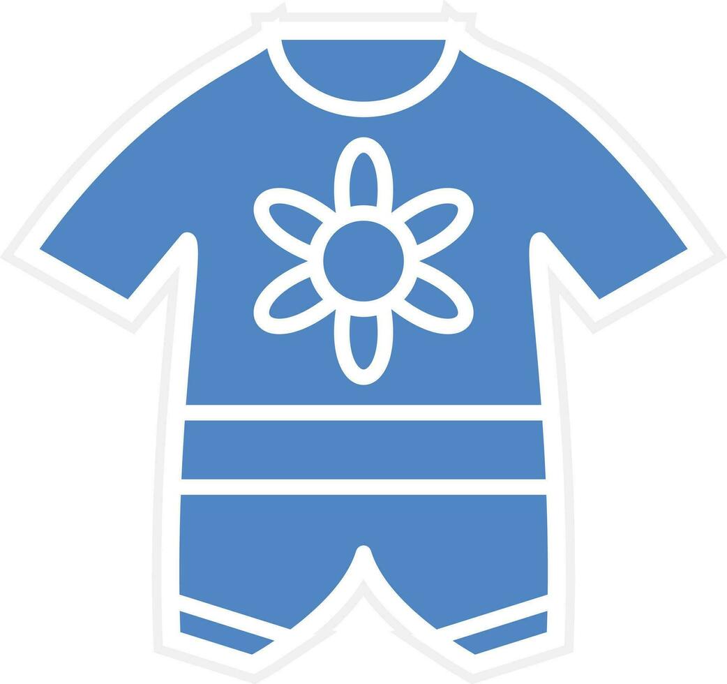 Baby Clothes Vector Icon