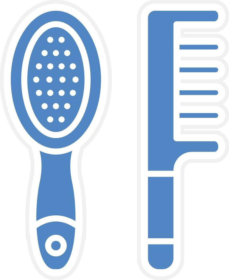 Hair Brush Vector Icon