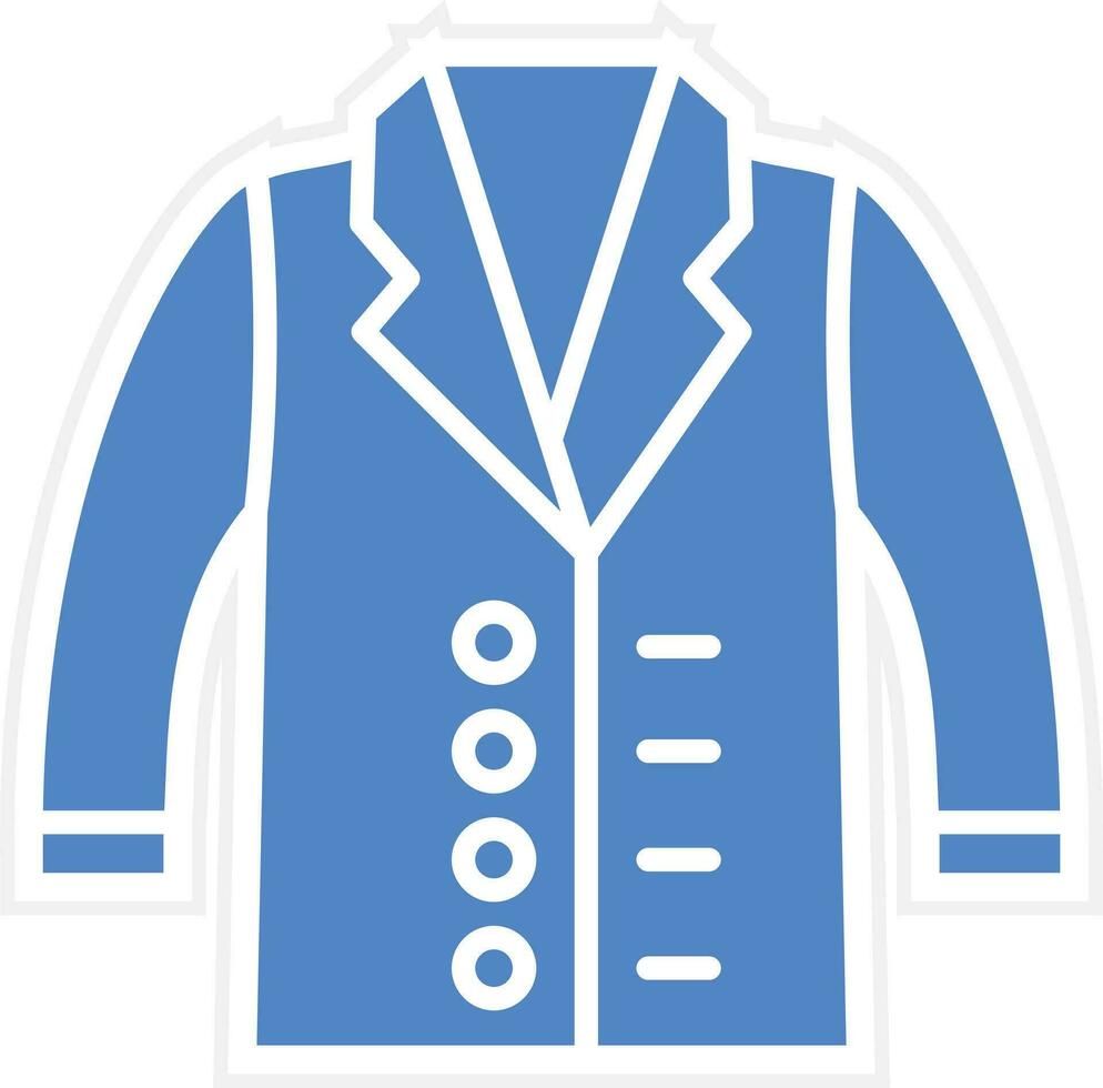 icono de vector de traje