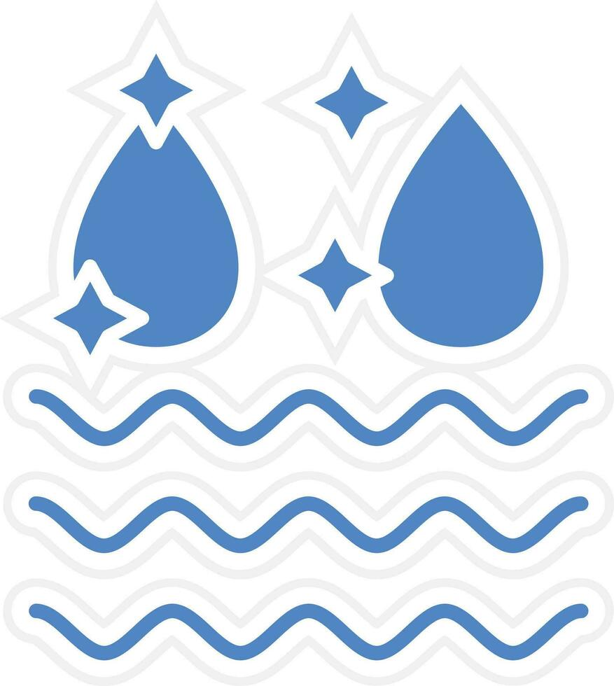 Clean Water Vector Icon
