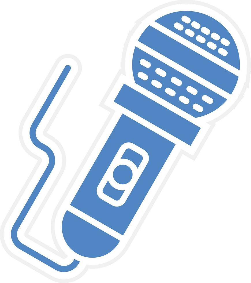 icono de vector de karaoke