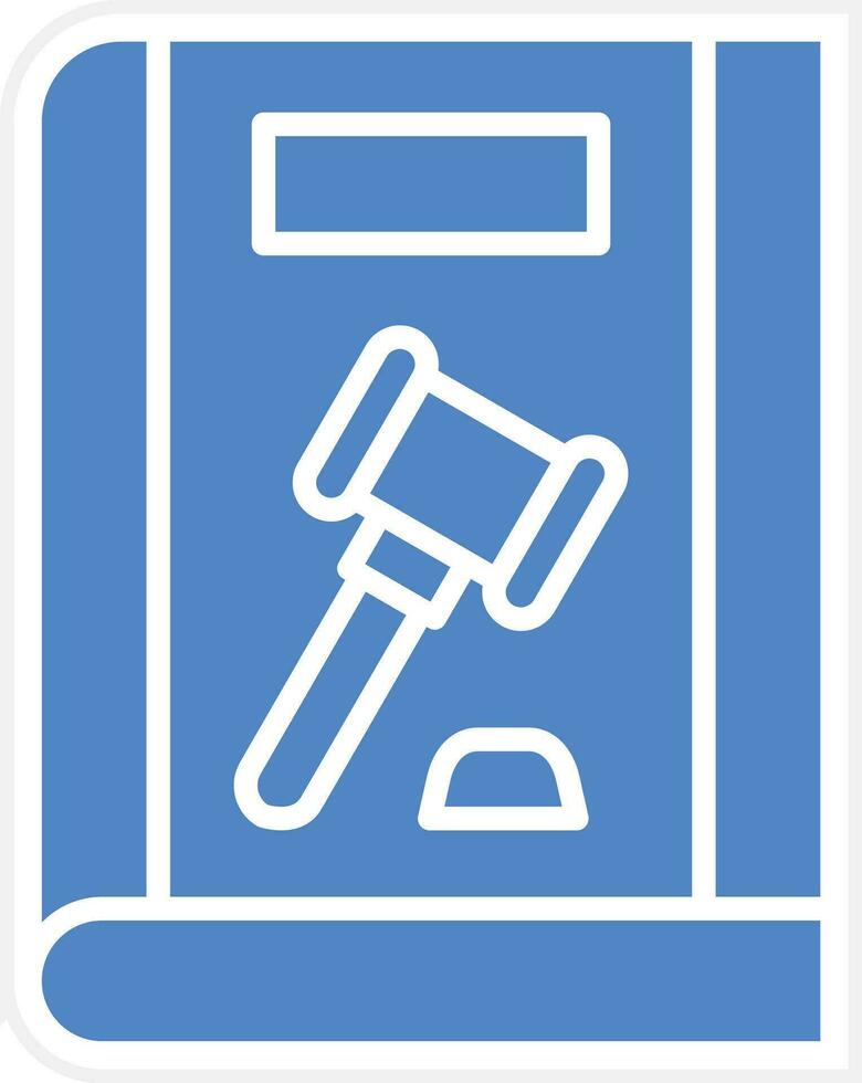 Law Book Vector Icon