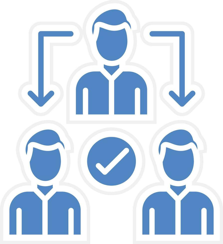 Delegate Vector Icon