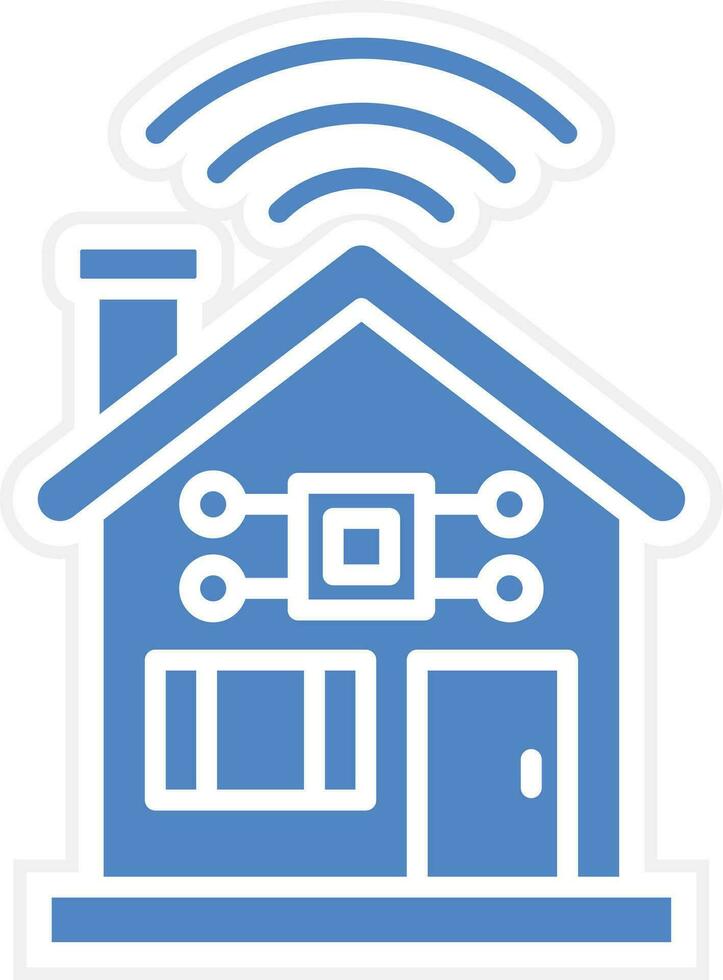 Smart House Vector Icon