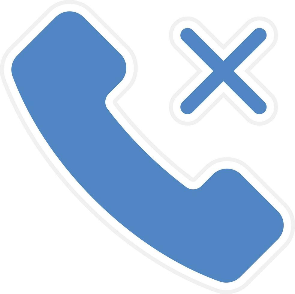 Call Missed Vector Icon
