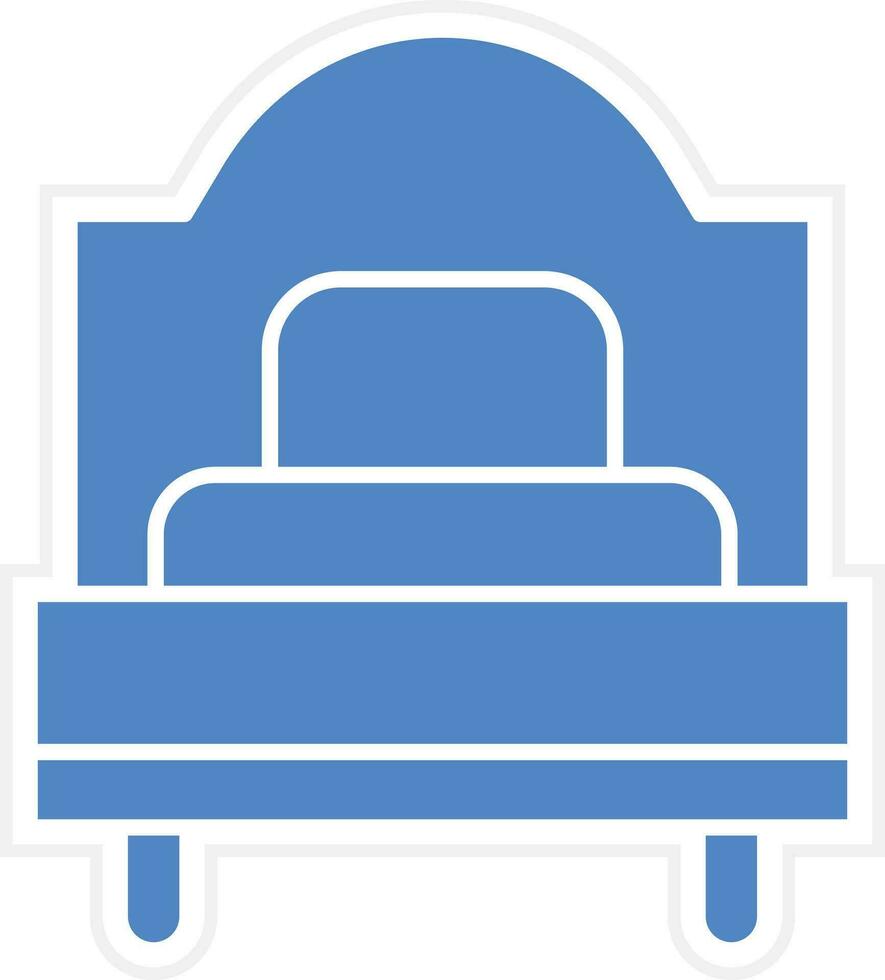 Single Bed Vector Icon