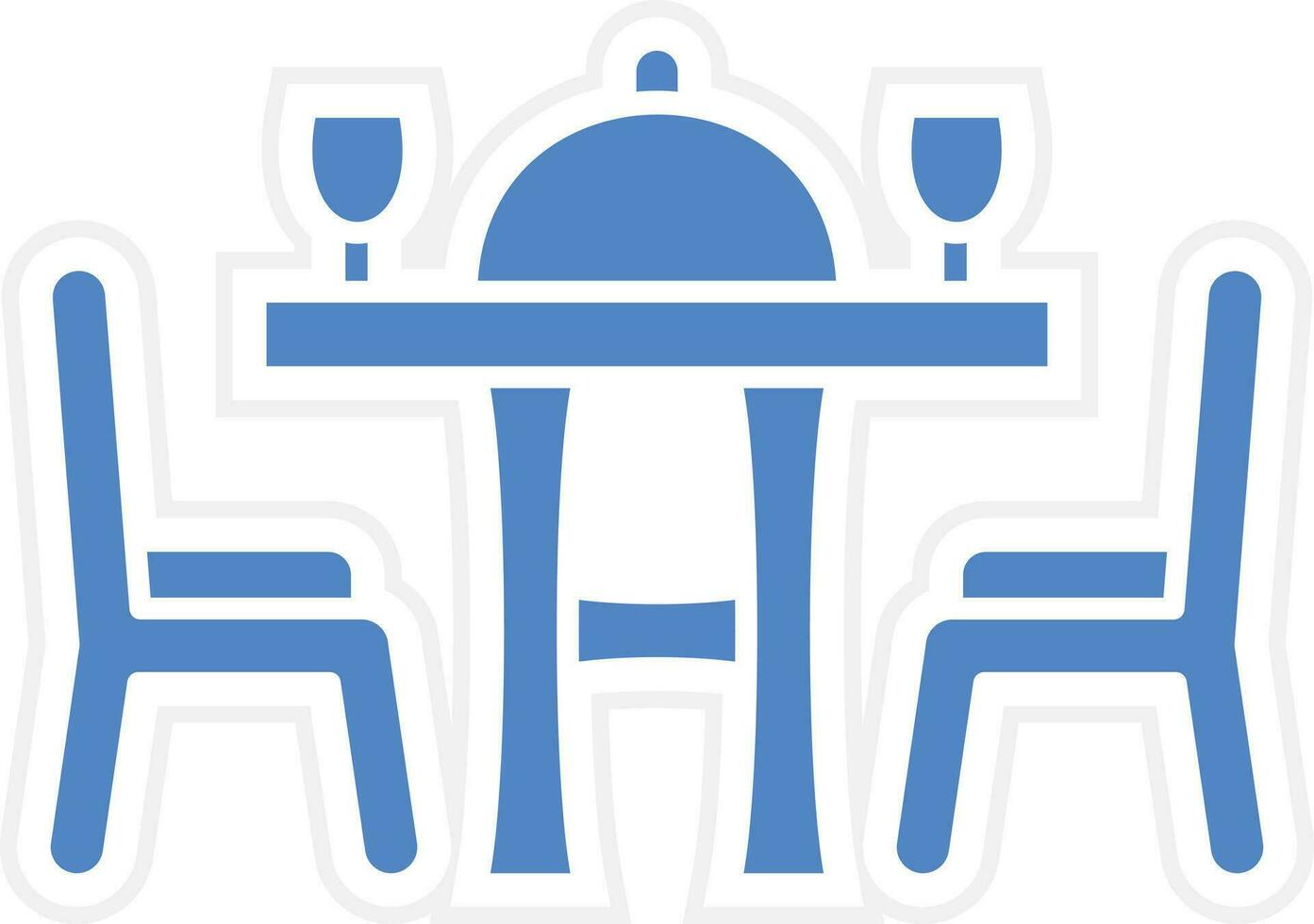 Dining Table Vector Icon