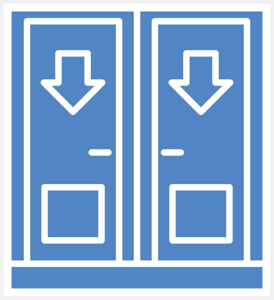 Exit Door Vector Icon