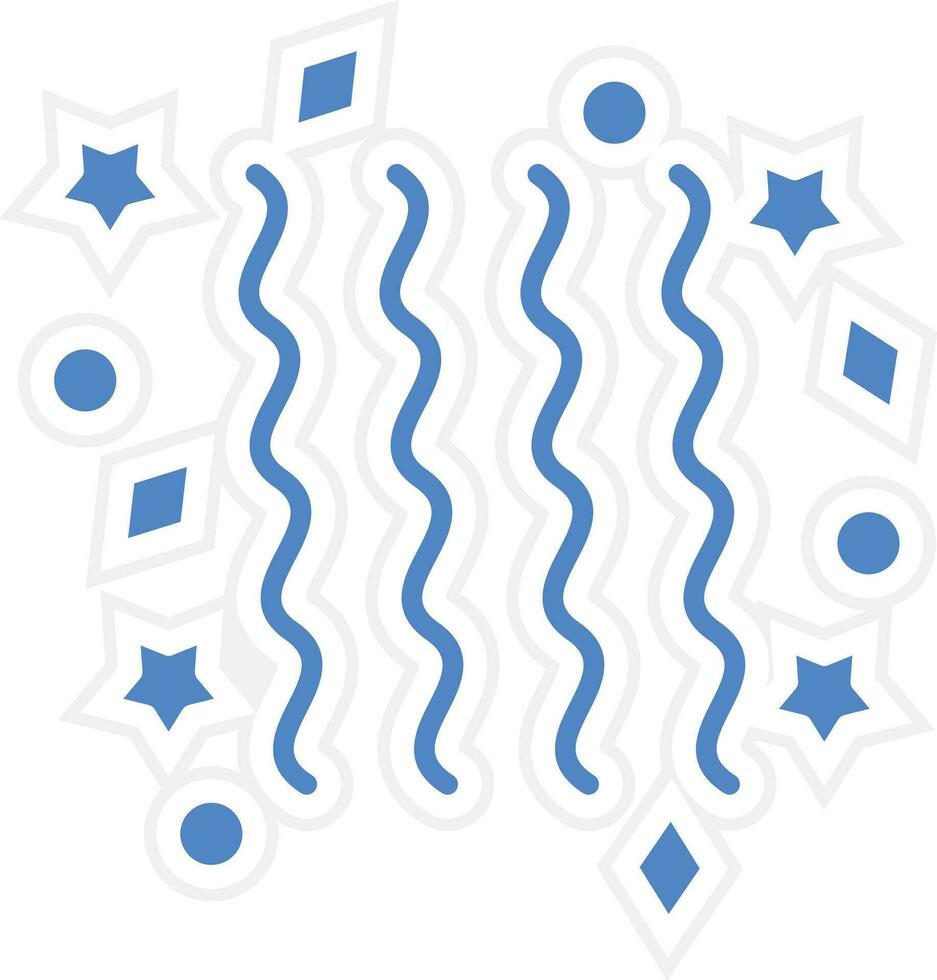 Party Ribbons Vector Icon