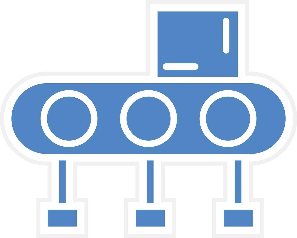 Luggage Conveyor Vector Icon