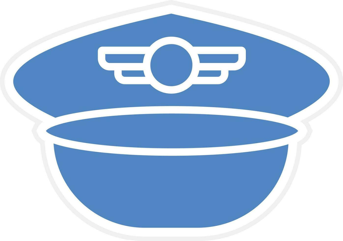 piloto sombrero vector icono