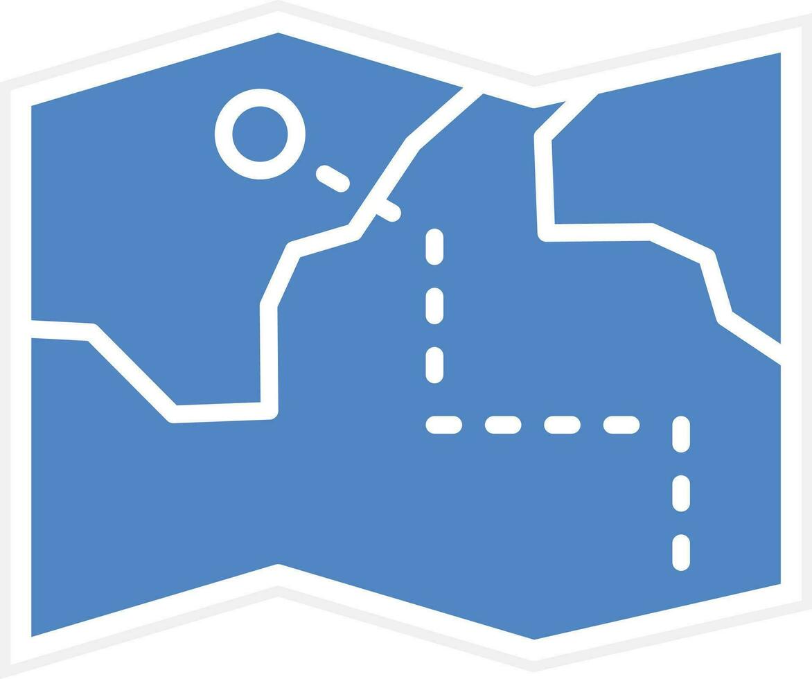 Treasure Map Vector Icon
