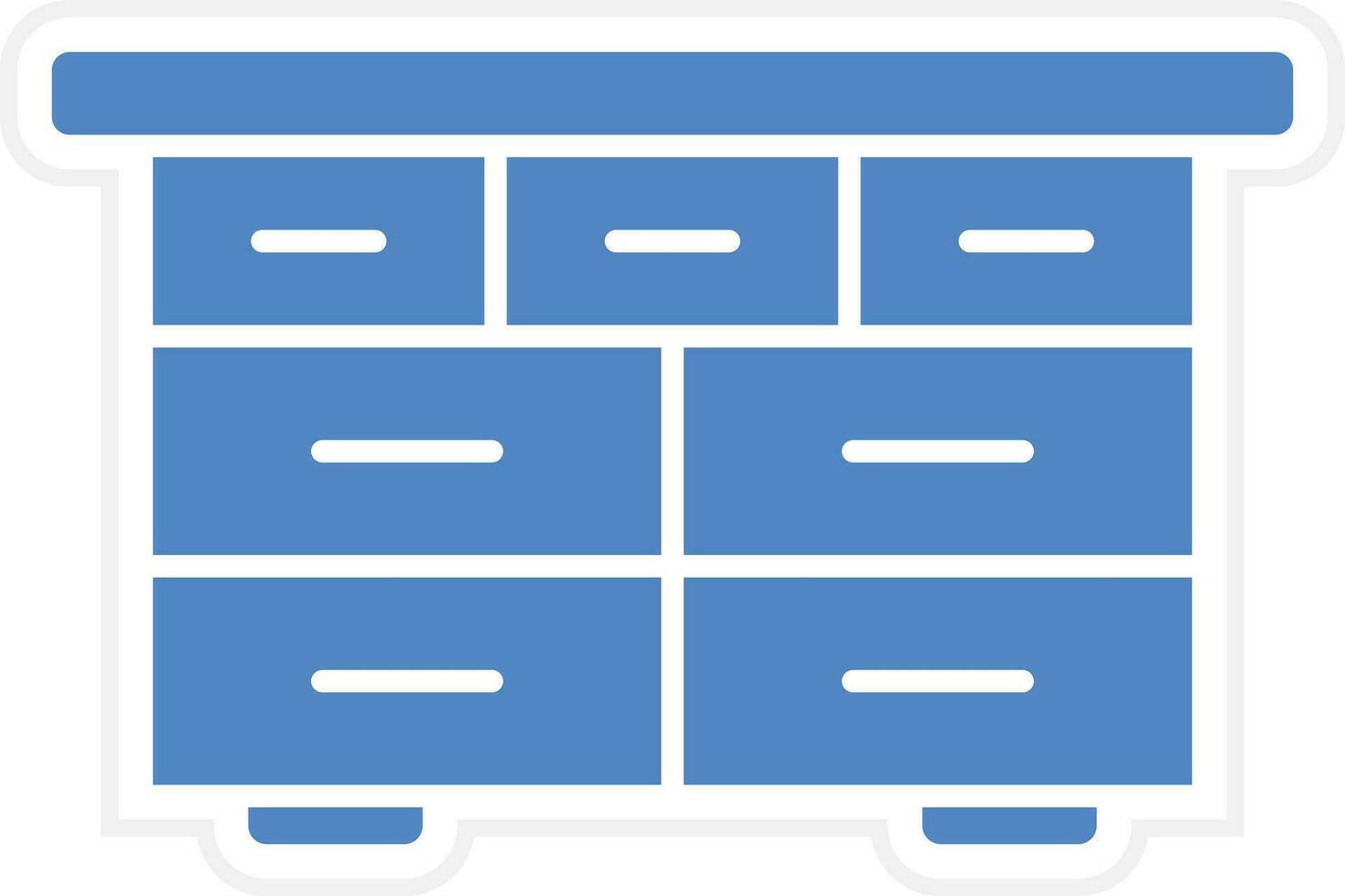 Drawer Table Vector Icon