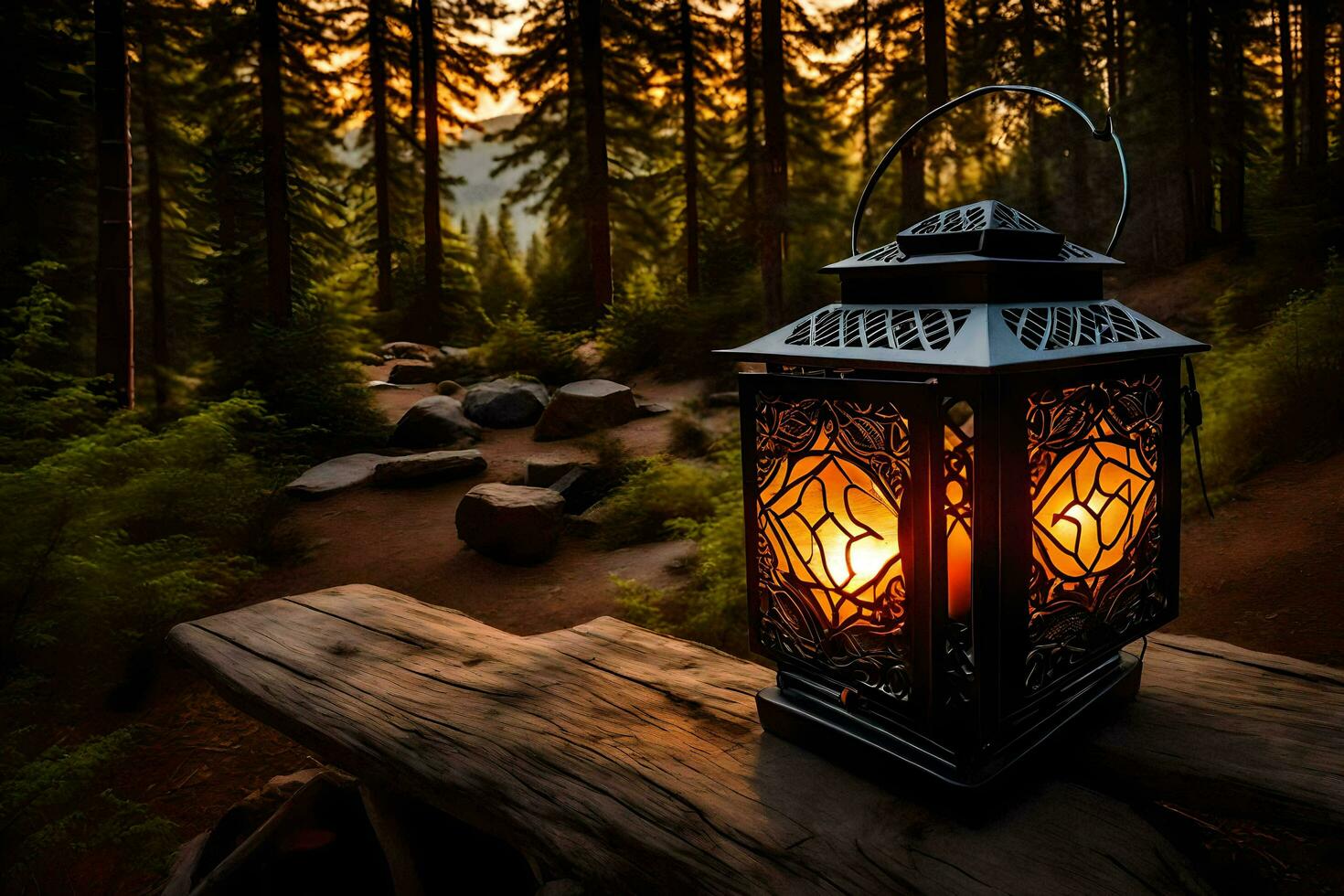 lantern photograph lantern by jimmy kirk. AI-Generated photo