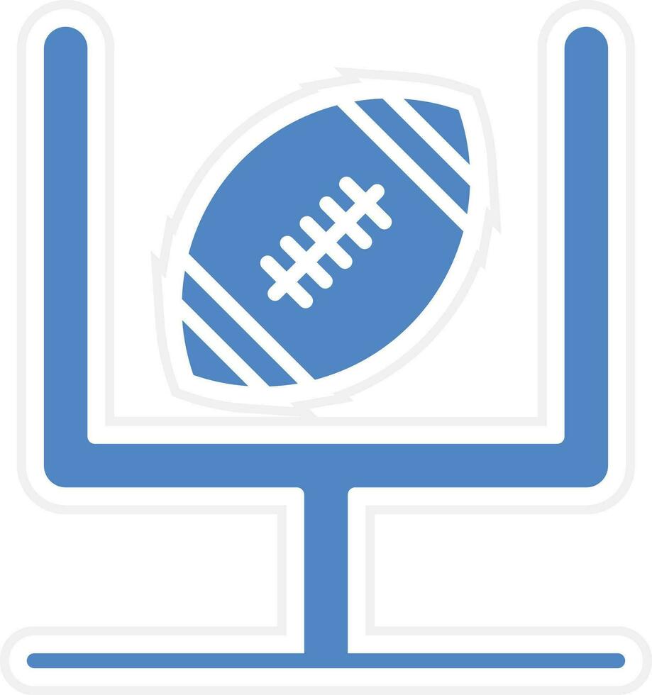 icono de vector de fútbol americano