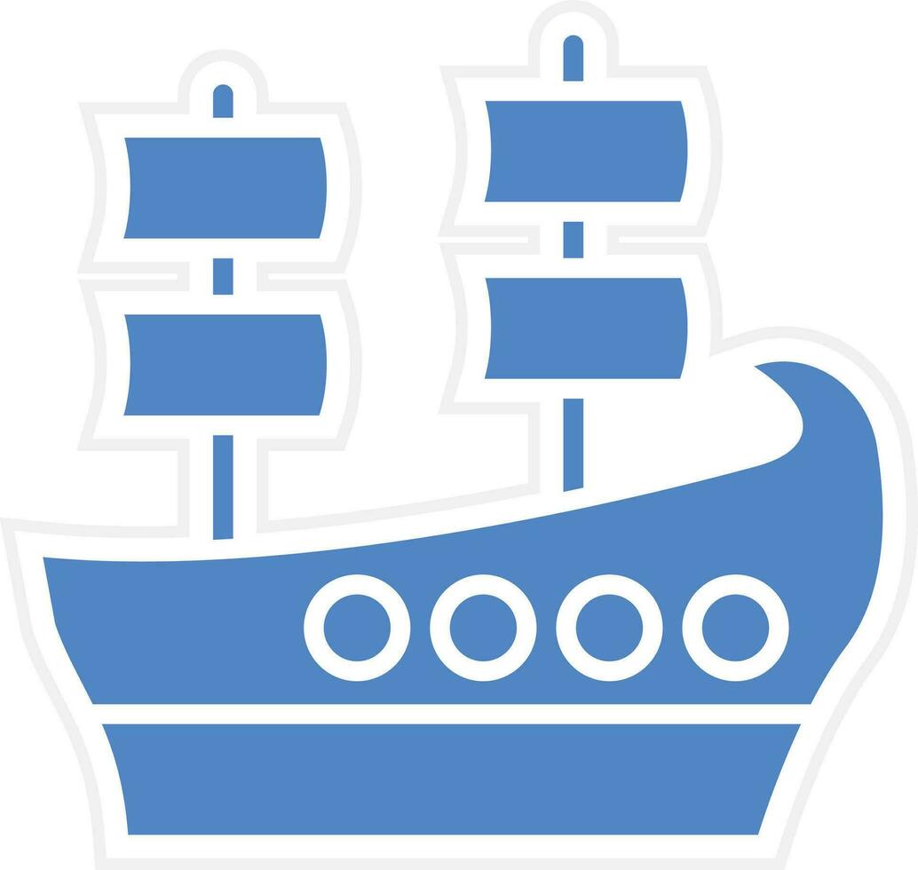 Galleon Vector Icon