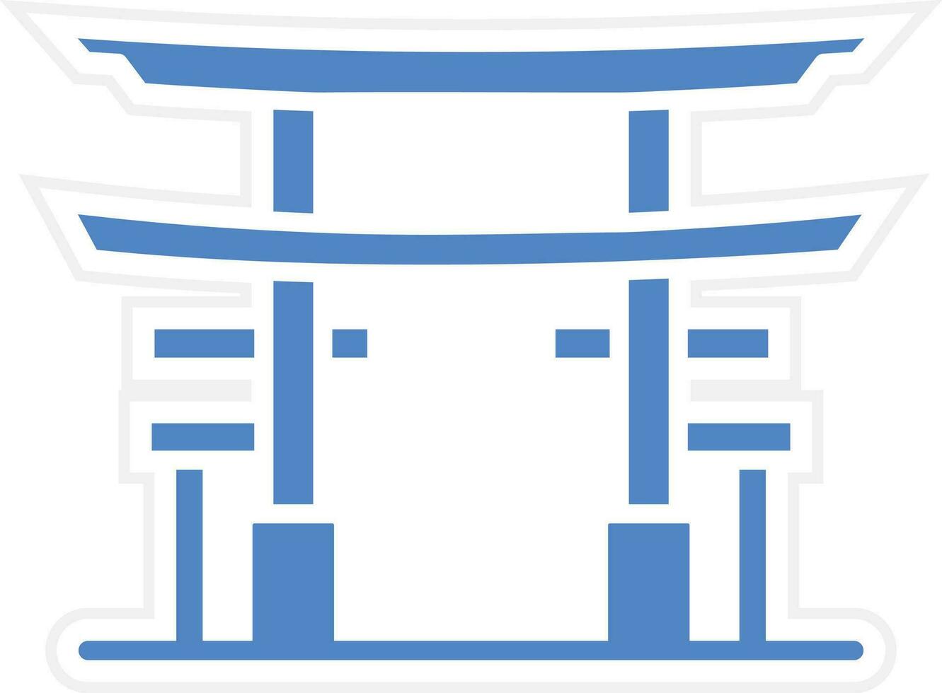 Torii Gate Vector Icon