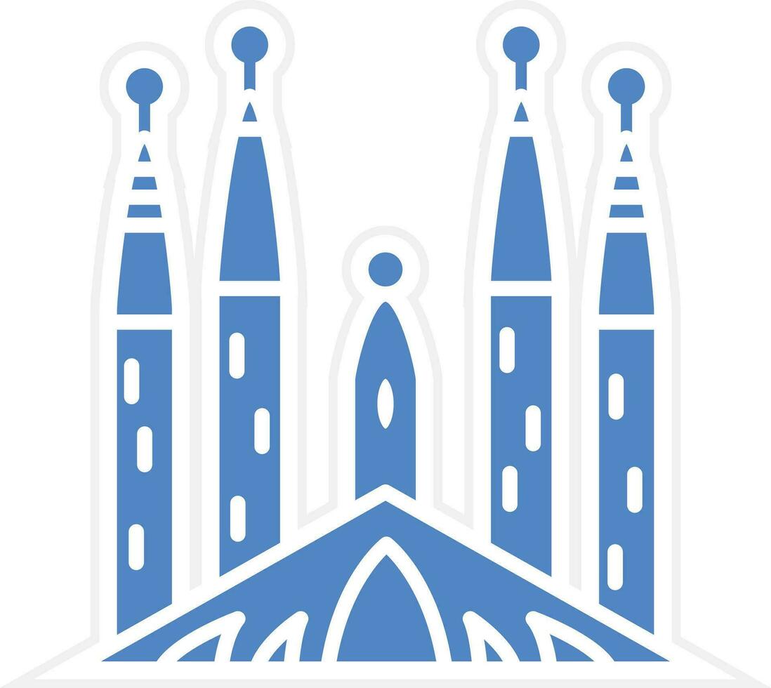 sagrada familia vector icono