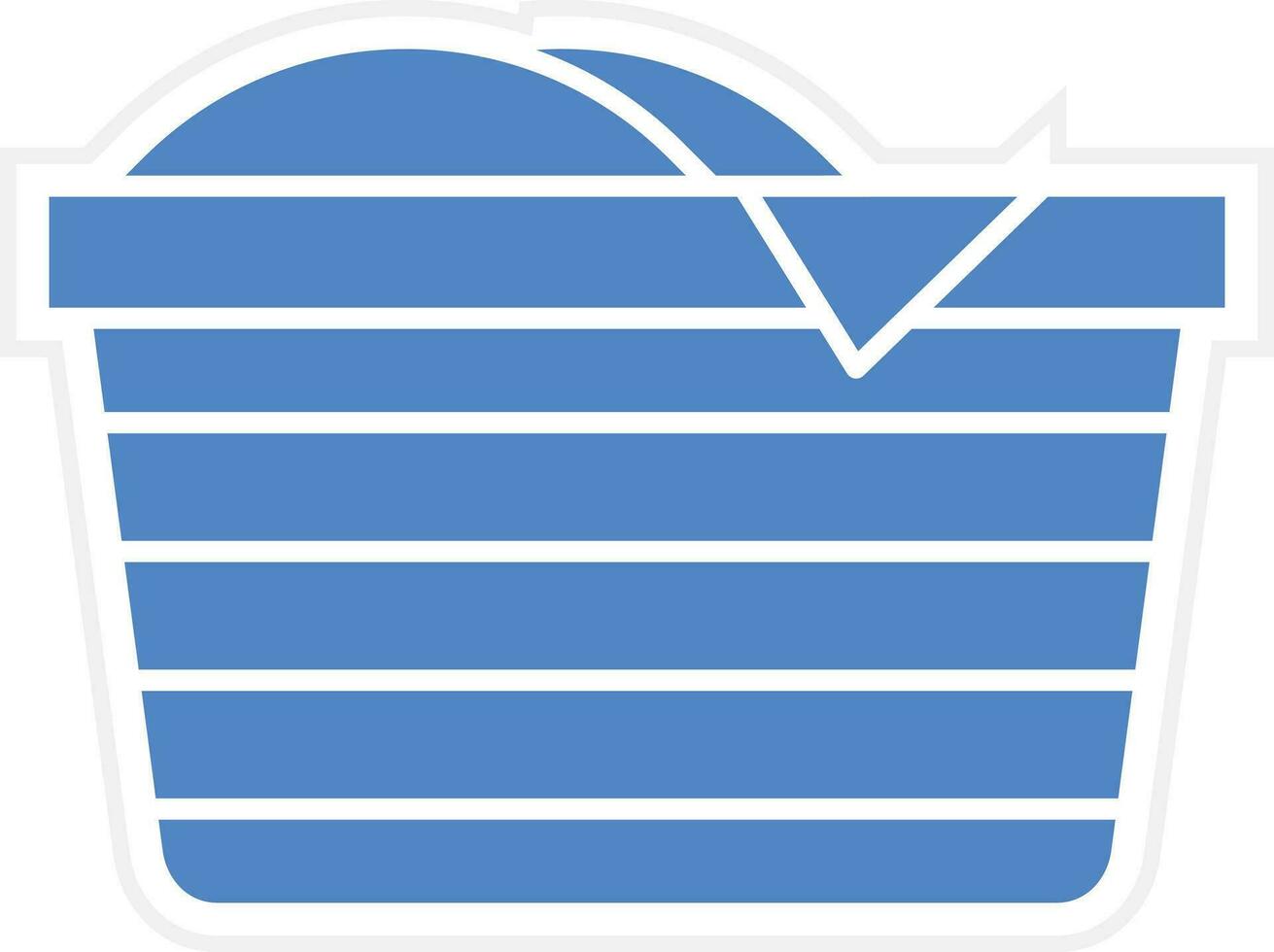 Laundry Basket Vector Icon