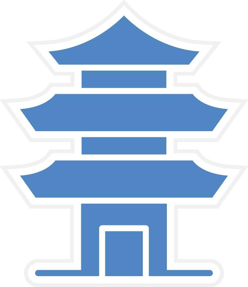 Pagoda Vector Icon