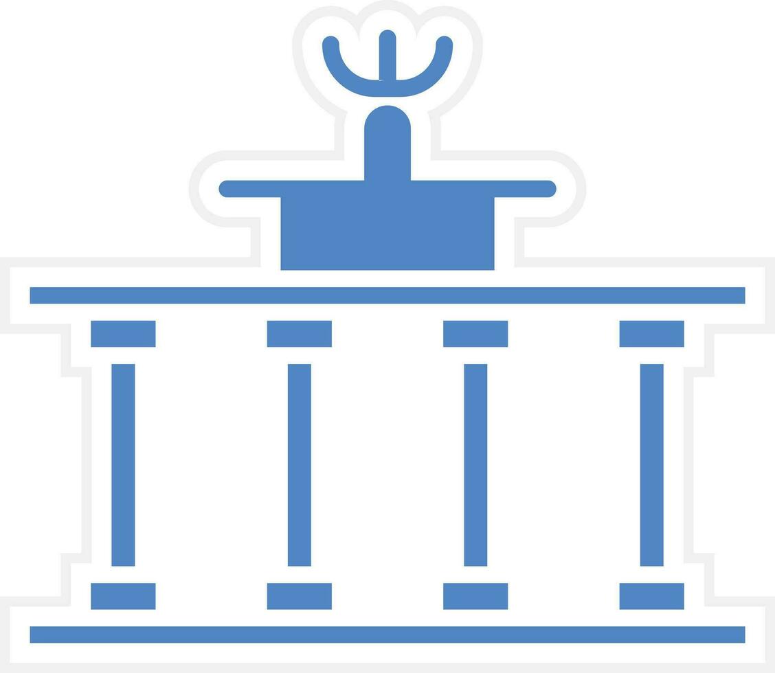 Brandenburg Gate Vector Icon