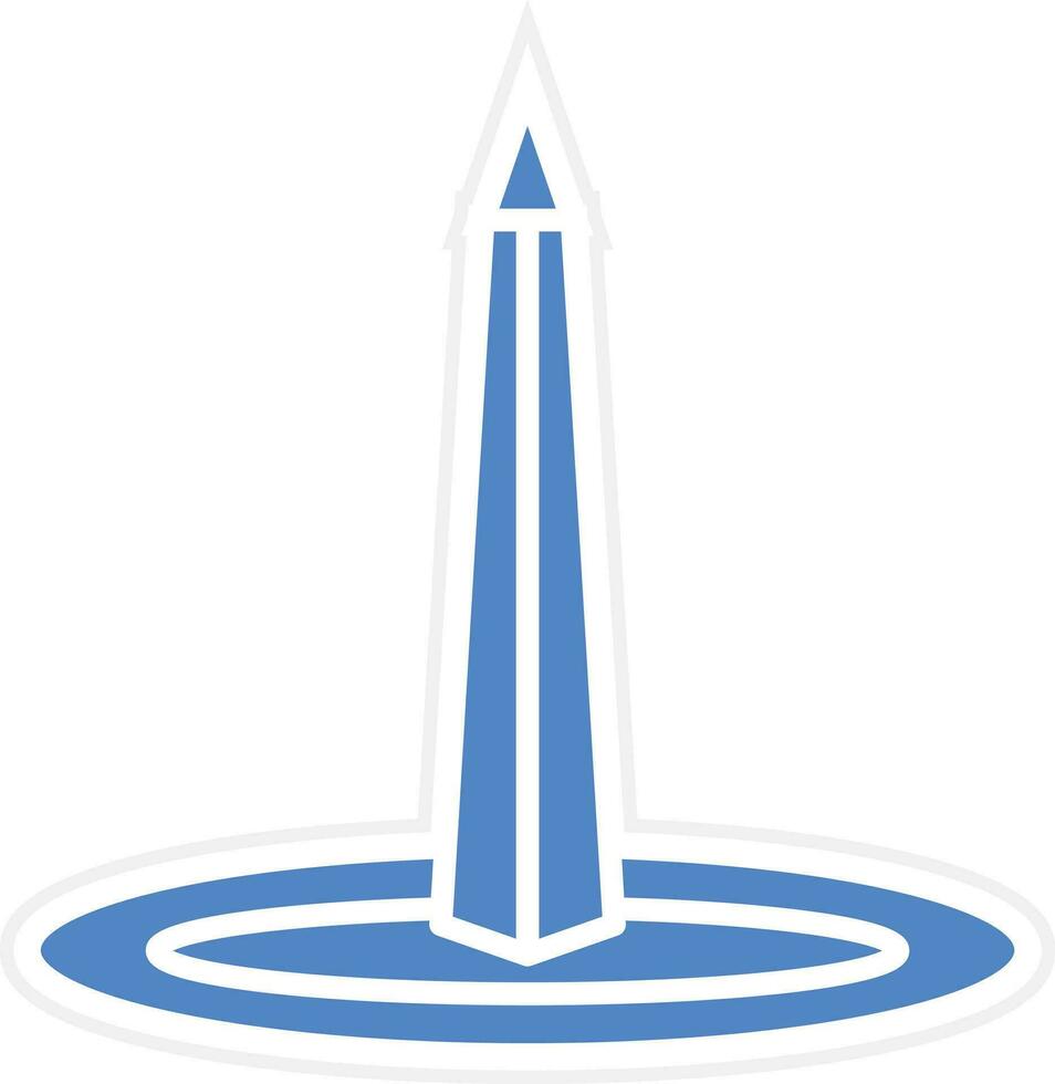 obelisco de buenos aires vector icono