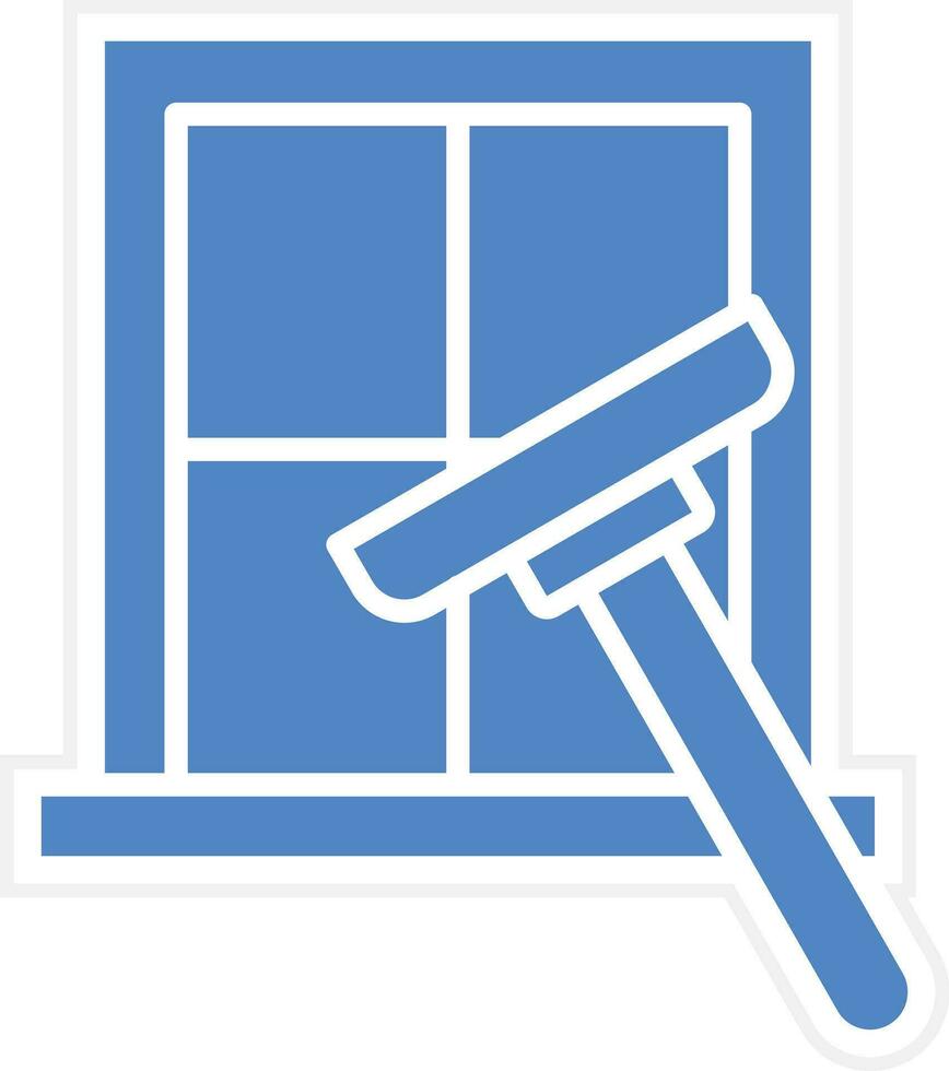 Cleaning Window Vector Icon