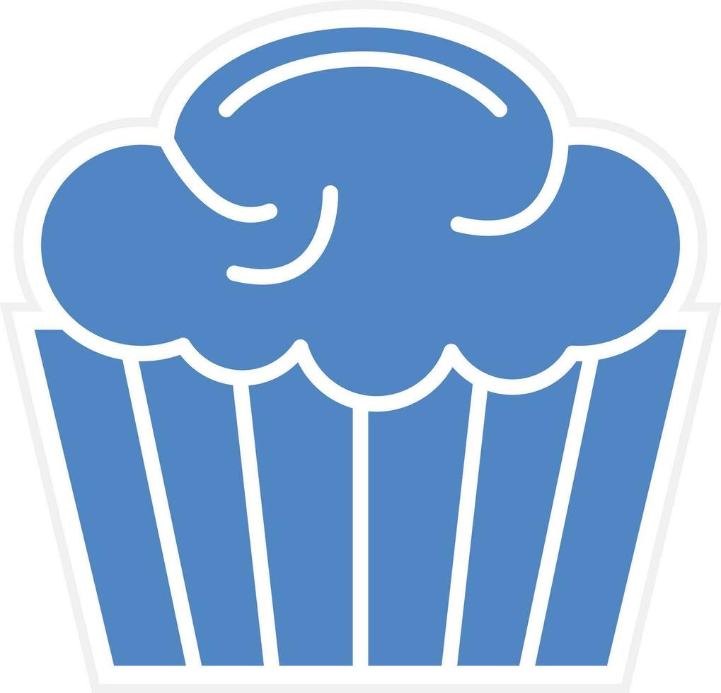 icono de vector de muffin