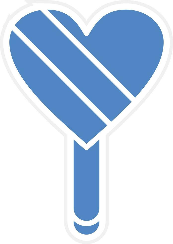 Heart Lollipop Vector Icon