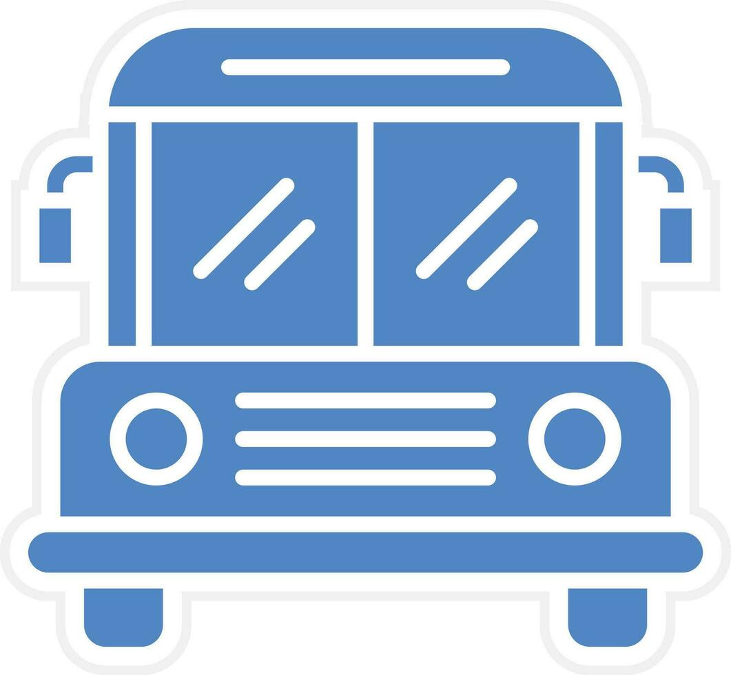 icono de vector de bus