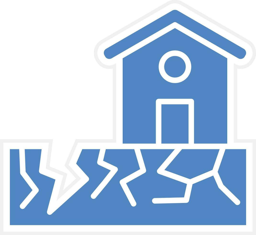 Earthquake Vector Icon