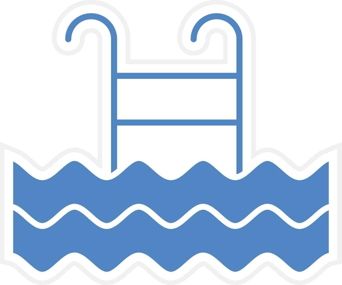 icono de vector de piscina