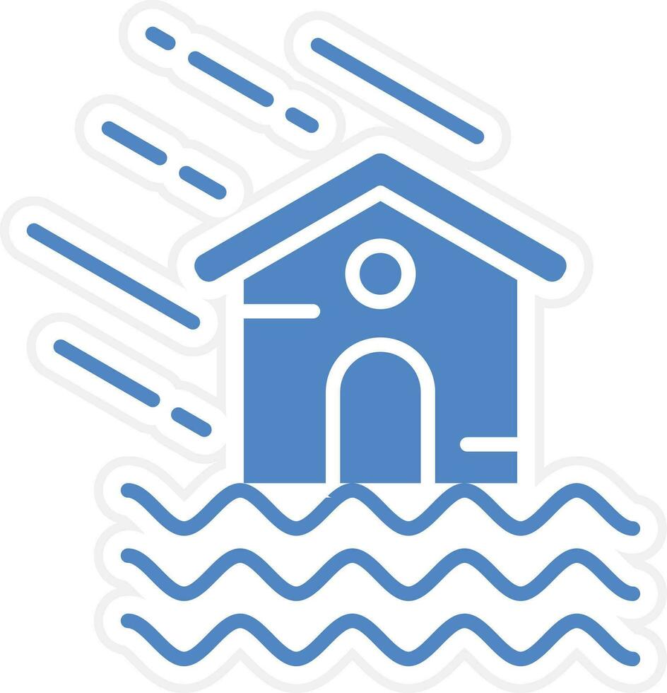 Wind Disaster Vector Icon