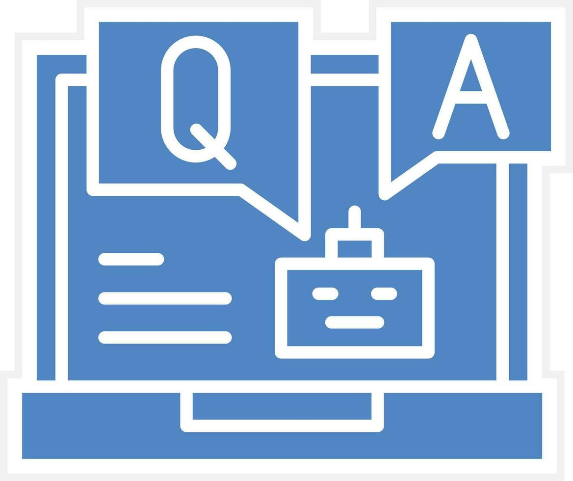 Question and Answer Vector Icon
