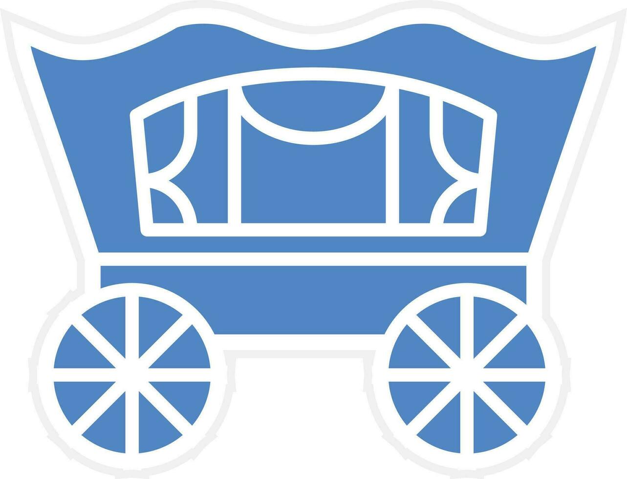 Desert Carriage Vector Icon