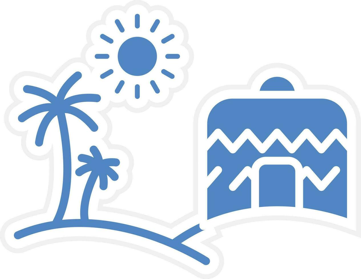 Desert House Vector Icon