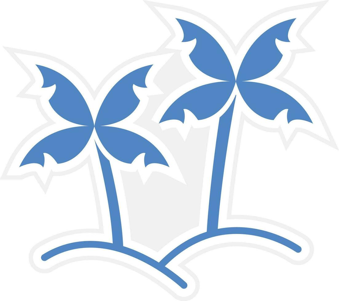 Desert Oasis Vector Icon