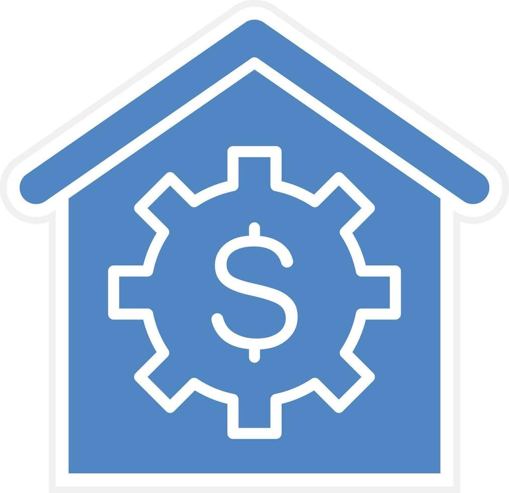 House Price Vector Icon