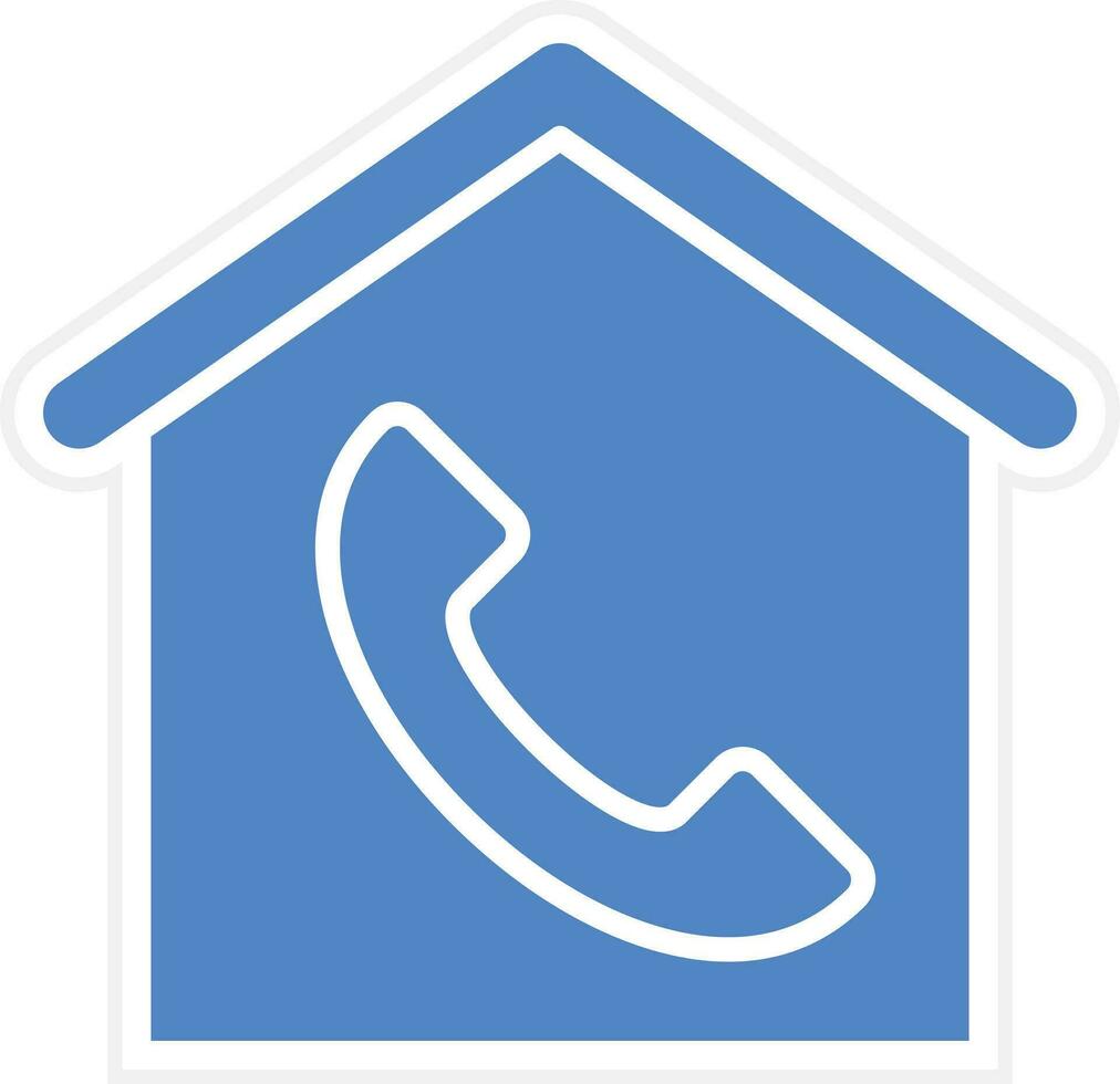 House Agency Call Vector Icon