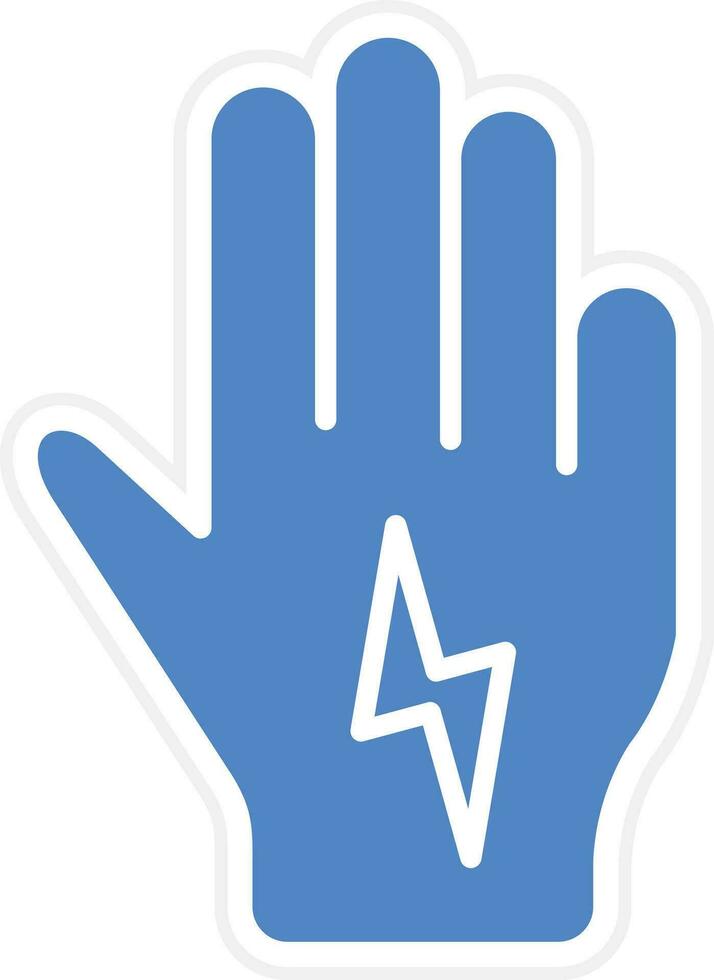 Wired Gloves Vector Icon